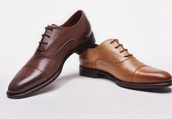 کسب و کار / عروسی لباس مردانه کفش گاو پوست واقعی دنده تا Brogues