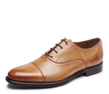 کسب و کار / عروسی لباس مردانه کفش گاو پوست واقعی دنده تا Brogues