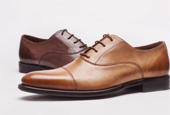 کسب و کار / عروسی لباس مردانه کفش گاو پوست واقعی دنده تا Brogues