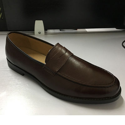 OEM سفارشی لوفر های مردانه چرم Top Grain Leather Loafs
