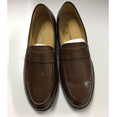 OEM سفارشی لوفر های مردانه چرم Top Grain Leather Loafs