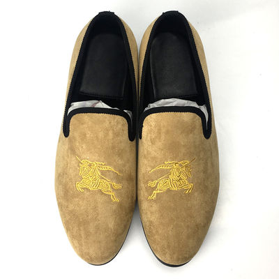 کفش های مخملی مردانه Tassel با کفش بیرونی لاستیکی